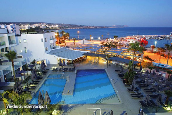 Limanaki Beach Hotel viešbutis, Aja Napa, Kipras