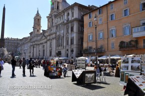 Piazza Navona aikštė Romoje