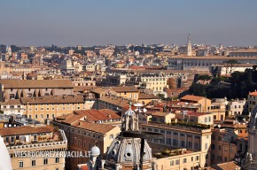 Romos miesto panorama nuo Monumento Victorui Emanueliui