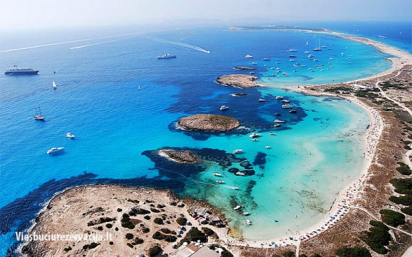 Gražiausi Europos paplūdimiai - Playa de Ses Illetes paplūdimys Playa de Ses Illetes paplūdimys, Formentera, Ispanija