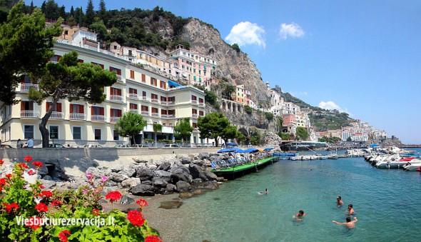 Viešbutis Hotel La Bussola, Amalfi, Italija