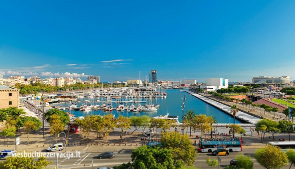 Vaizdas pro viešbučio H10 Port Vell langus, Barselona