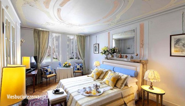 Viešbutis Palazzetto Pisani - viešbučiai Venecijoje prie pat Didžiojo kanalo.