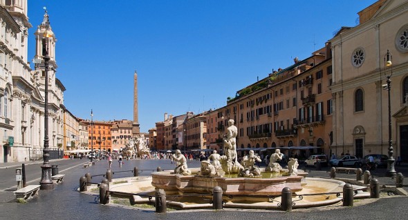 Piazza Navona aikštė Romoje