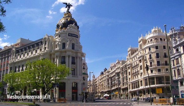 Gran Via gatvė Madride