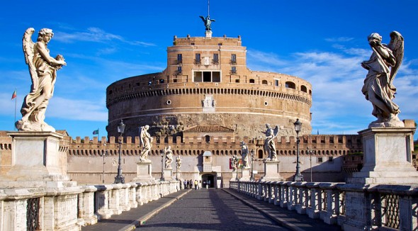 Šventojo Angelo pilis (Castel Sant‘Angelo) Romoje, Italija