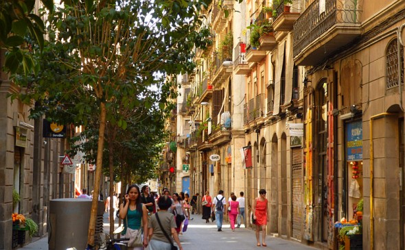 Raval rajonas Barselonoje