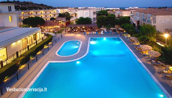 Delfinia Resort viešbutis Rodo saloje