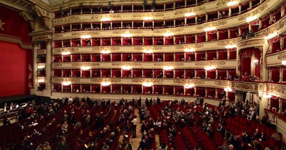 La Scala operos teatras Milane