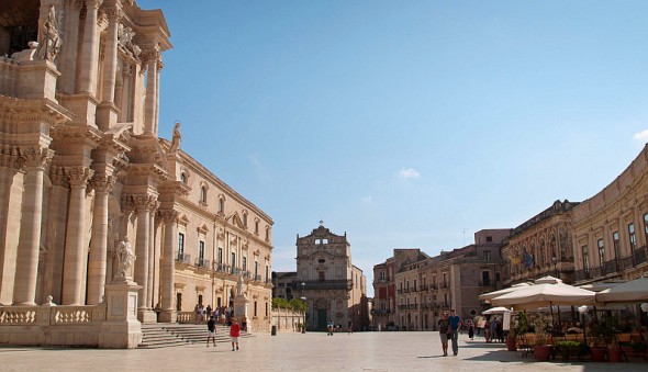 Piazza del Duomo Sirakūzai, Sicilija