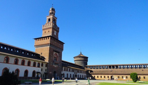 Sforza Castle pilis Milane