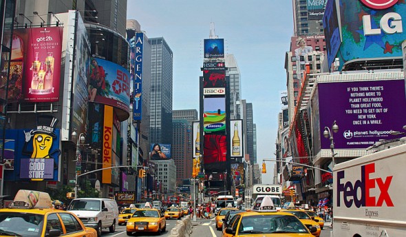 Times Square aikstšė Niujorke