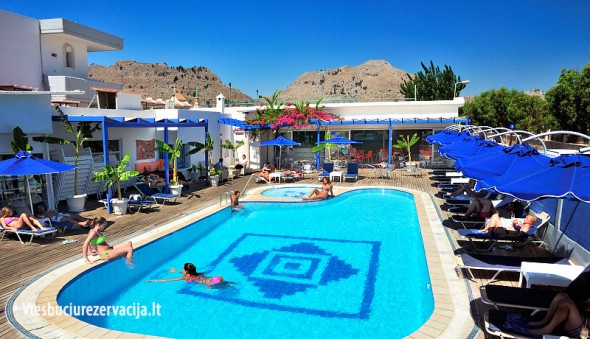 Kolymbia Bay Art viešbutis Rodo sala