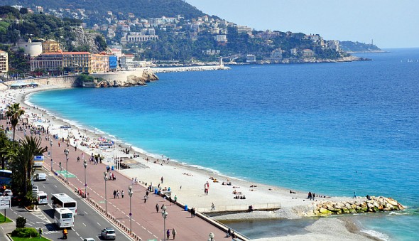 Pėsčiųjų promenada (Promenade des Anglais) Nicoje