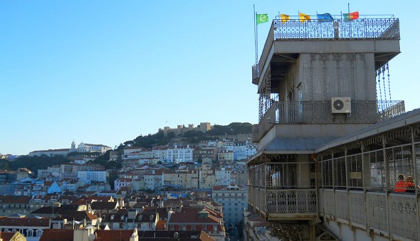 Santa Justa keltuvas („Elevador de Santa Justa“)