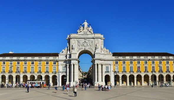 Rua Augusta arka (Arco da Rua Augusta) Lisabonoje