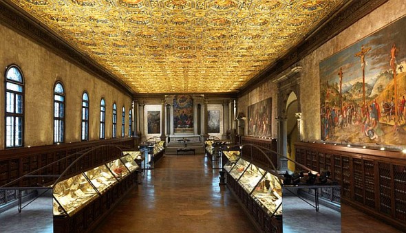 Sala san Marco medicininės literatūros biblioteka Venecijoje